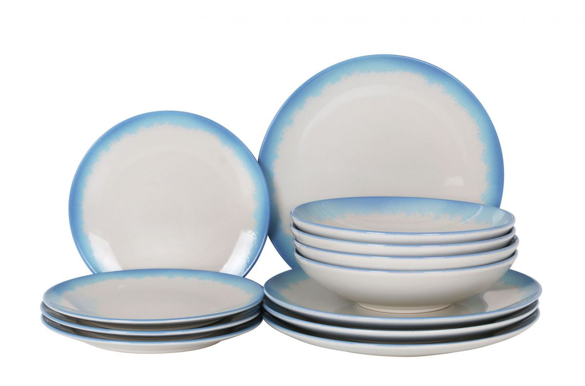 Сервиз за хранене LA MEDITERRANEA Ibiza, 12 части, порцелан