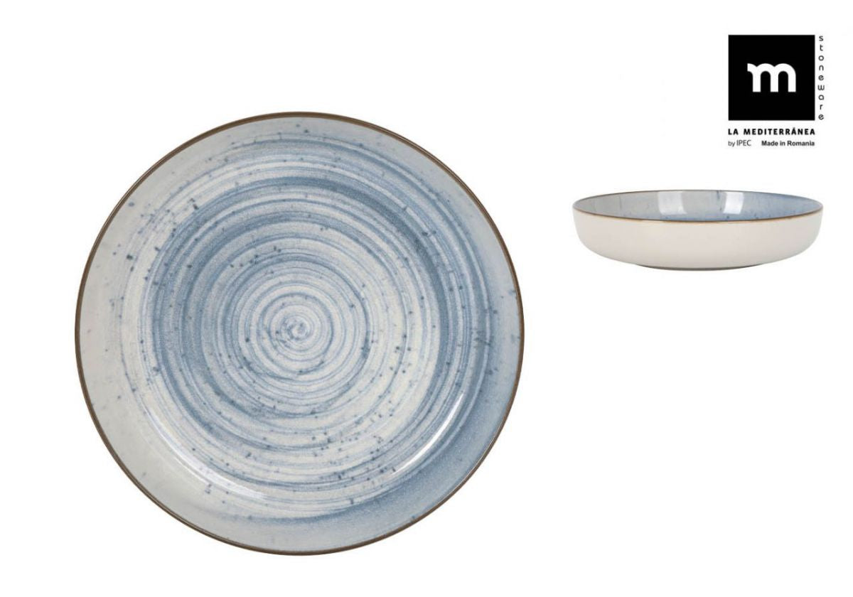 Дълбока купа LA MEDITERRANEA Swirl, 23 cm, порцелан