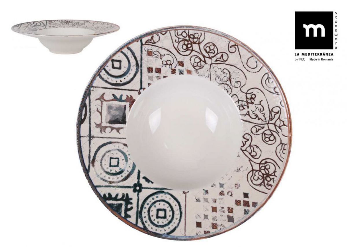 Дълбока купа LA MEDITERRANEA Grecia, 28 cm, порцелан