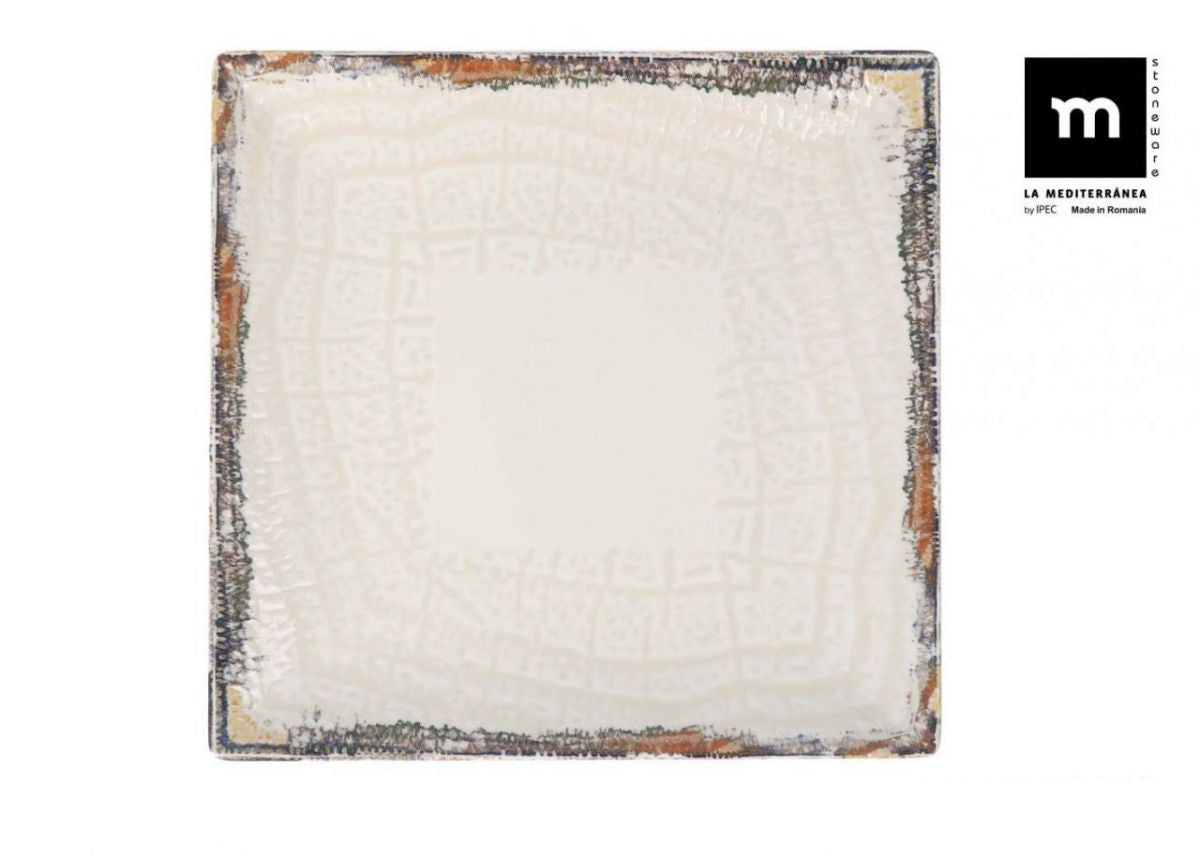 Основна чиния LA MEDITERRANEA Albus, 24x24 cm, порцелан