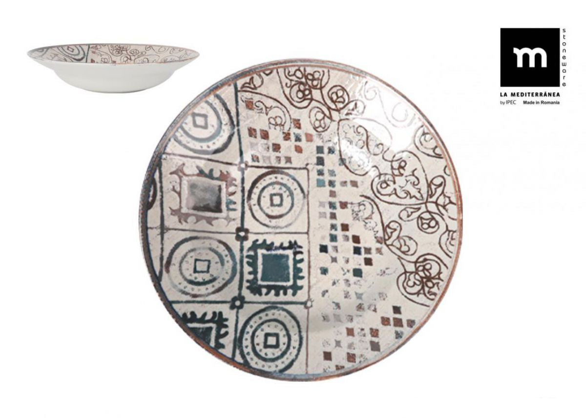 Дълбока чиния LA MEDITERRANEA Grecia, 29 cm, порцелан