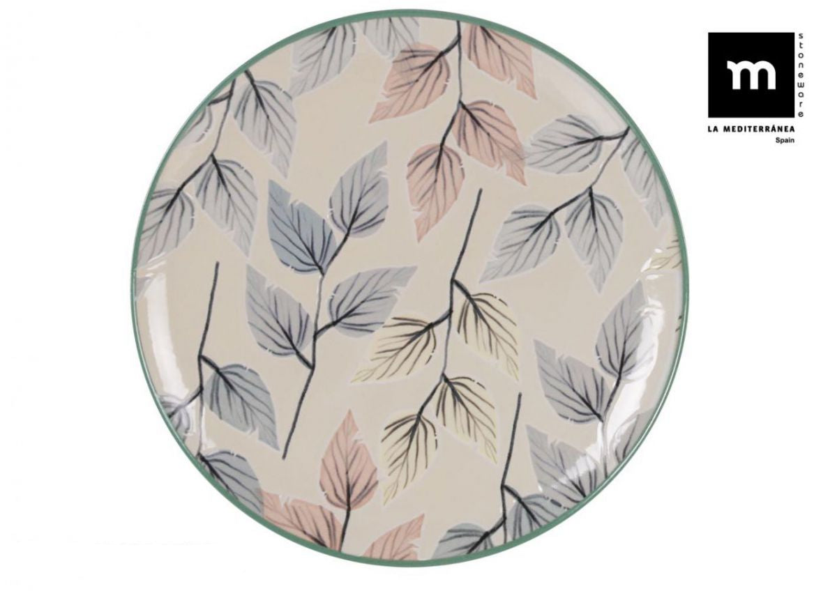Кръгло плато LA MEDITERRANEA Tardor, 33 cm, порцелан