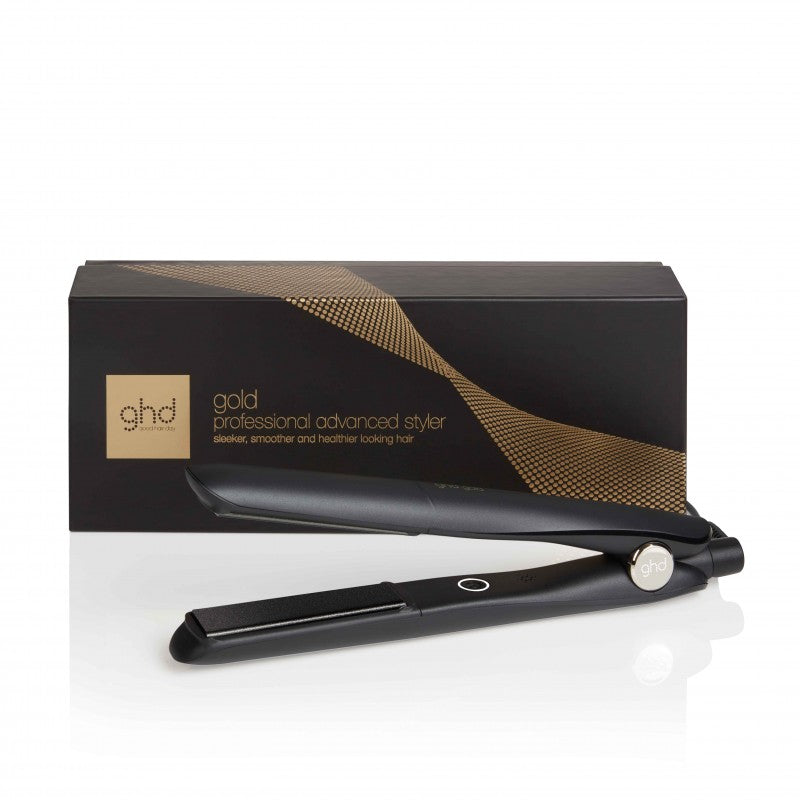 Преса за коса Ghd Original, Керамични плочи с гланцово покритие, 185°C температура, Бързо загряване, Авто стоп, Черен