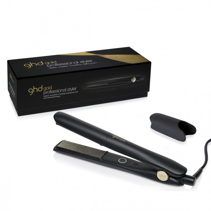 Преса за коса Ghd Original, Керамични плочи с гланцово покритие, 185°C температура, Бързо загряване, Авто стоп, Черен