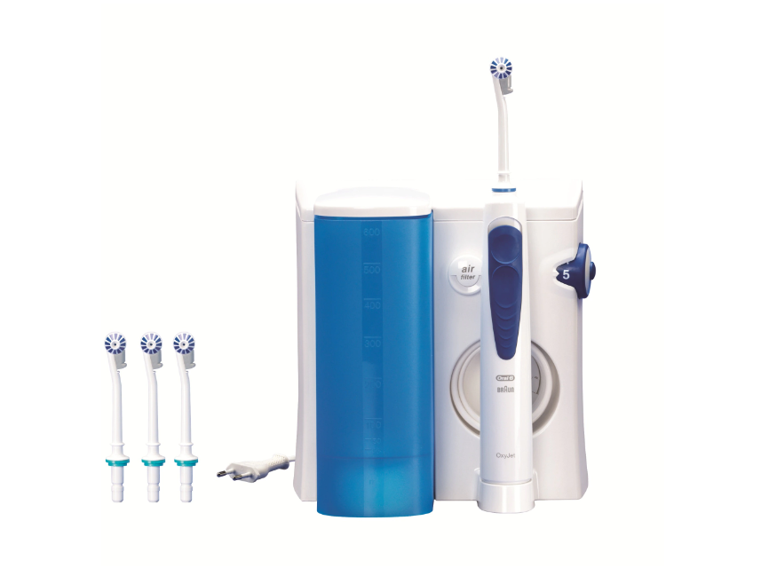 Зъбен душ Oral-B Oxyjet MD20, 600 мл, Бял
