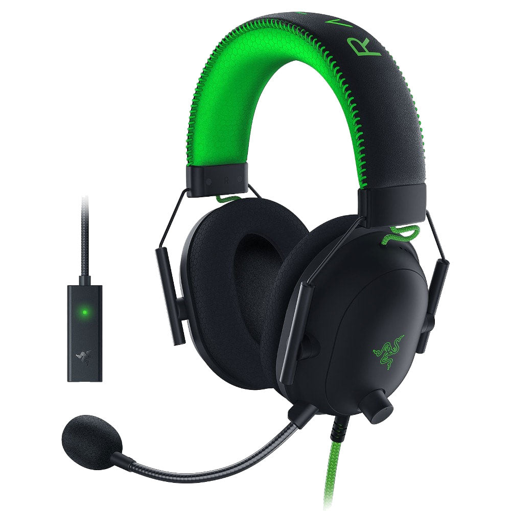 Геймърски слушалки Razer BlackSharkV2 SE + USB SoundCard, Черен