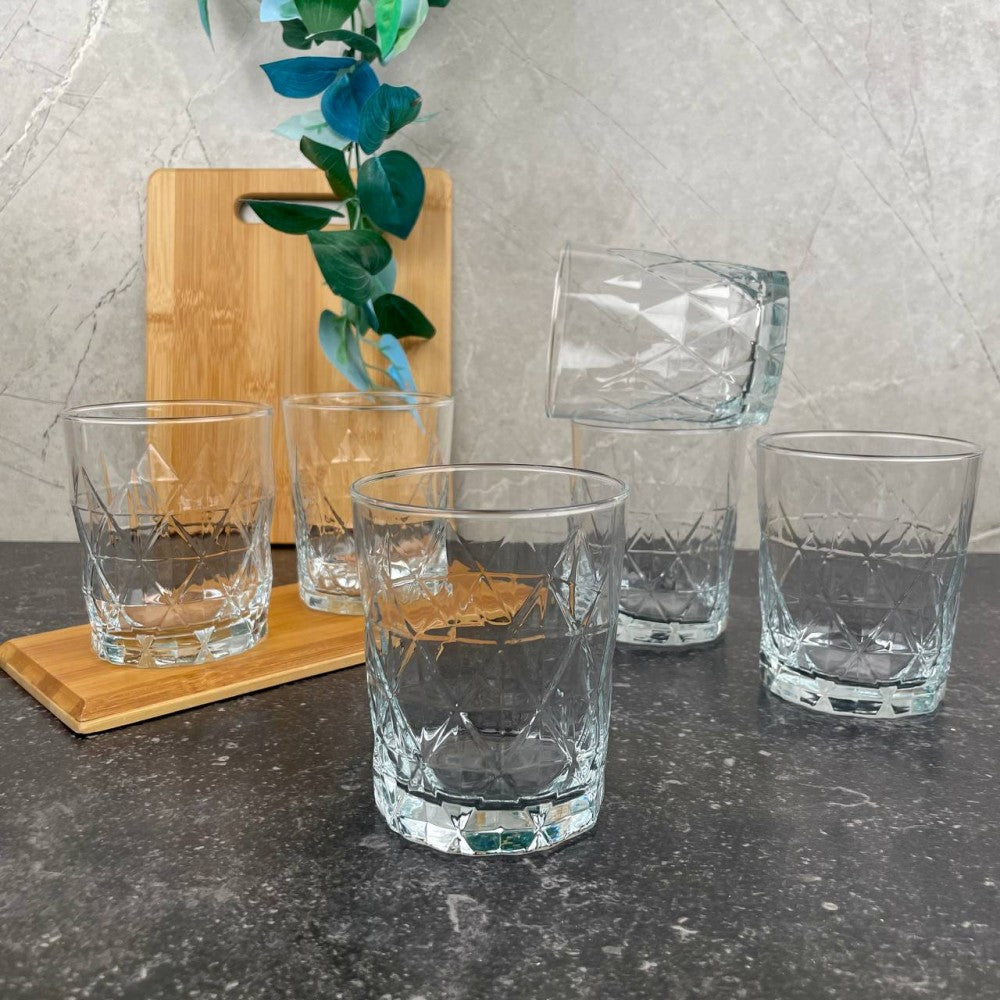 Сет чаши за уиски LAV Keops, 345 мл, 6 бр