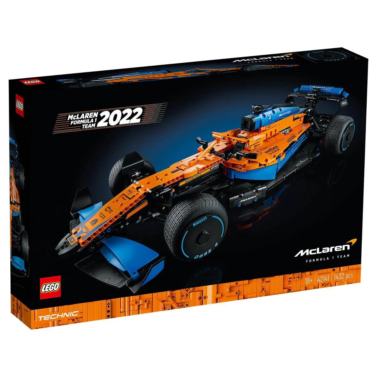 LEGO® Technic - Състезателна кола McLaren Formula 1 42141, 1432 части