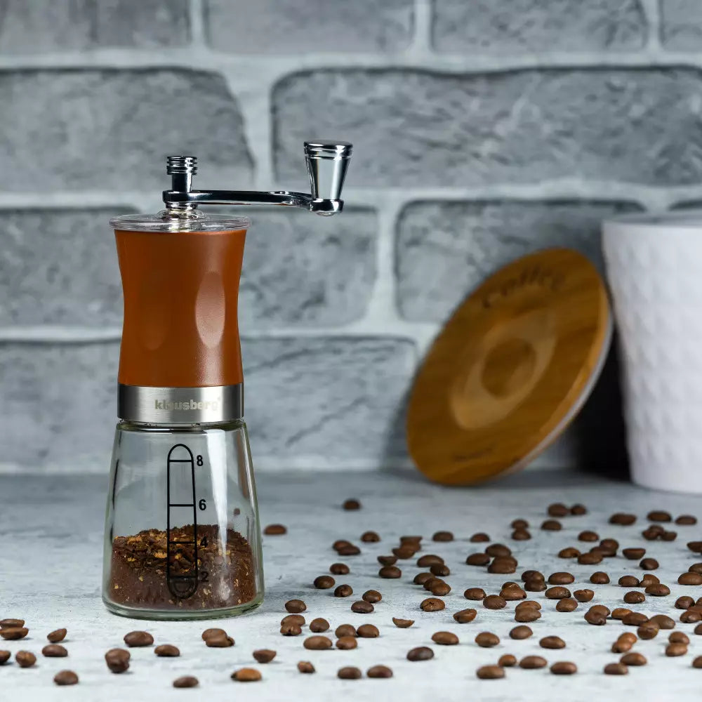Кафемелачка Klausberg 7176, Керамичен механизъм, Стъклен резервоар
