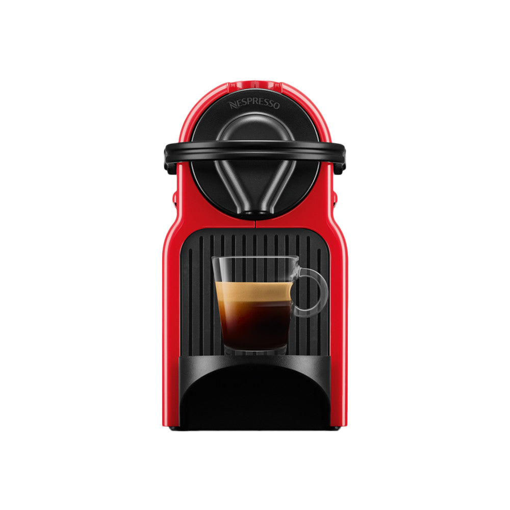 Кафемашина Krups XN1005 Inissia Nespresso, 1260W, 19 бара, 0.8 л, Капсули, Червен