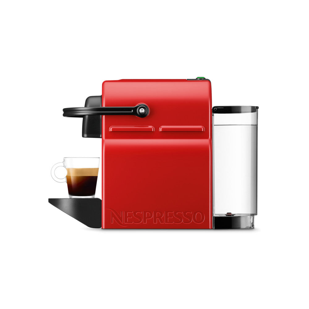 Кафемашина Krups XN1005 Inissia Nespresso, 1260W, 19 бара, 0.8 л, Капсули, Червен