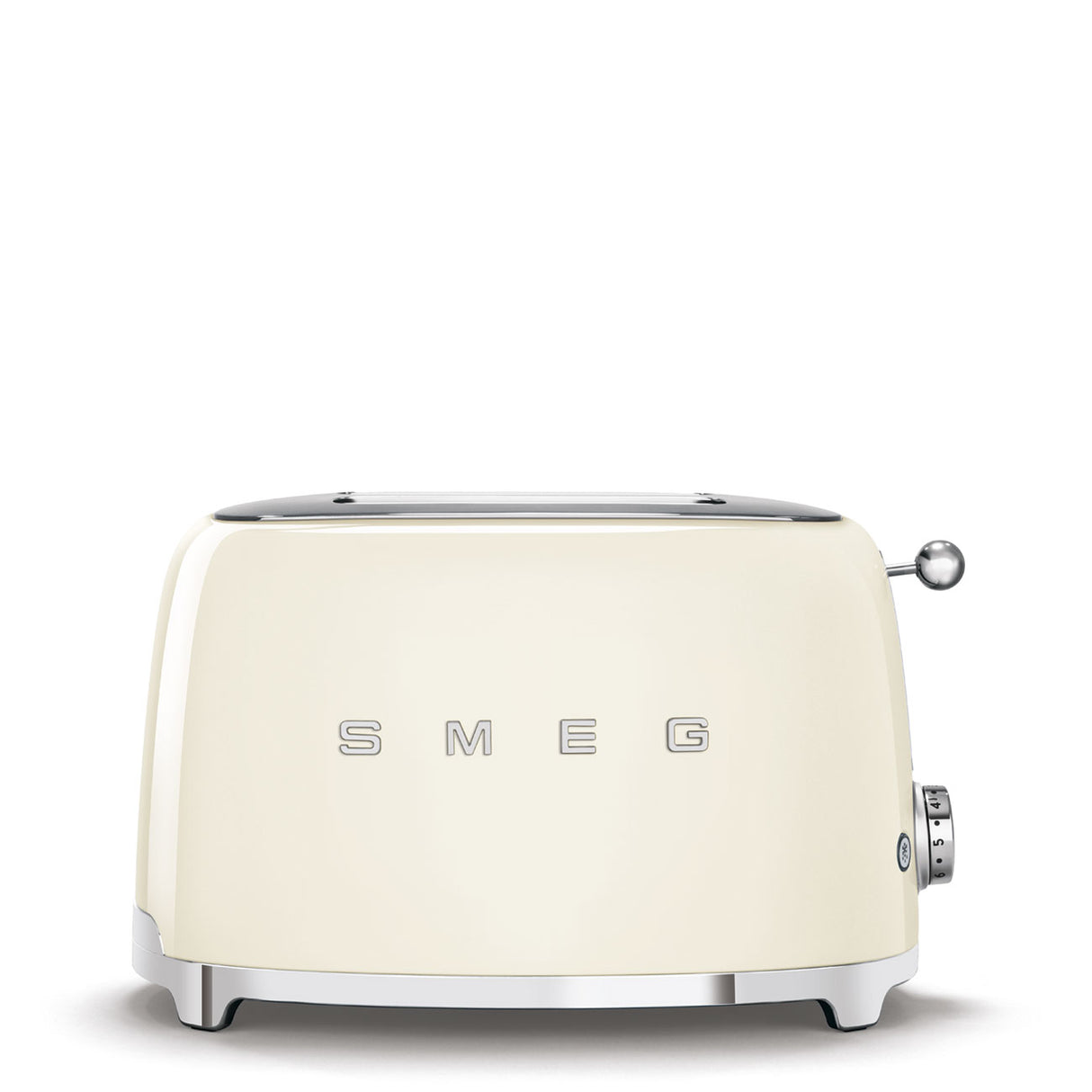 Тостер SMEG TSF02CREU, 1500W, 4 филии, 6 нива на препичане, Крем