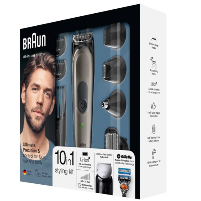 Тример за брада и тяло Braun Series 5 MGK5445, 10в1