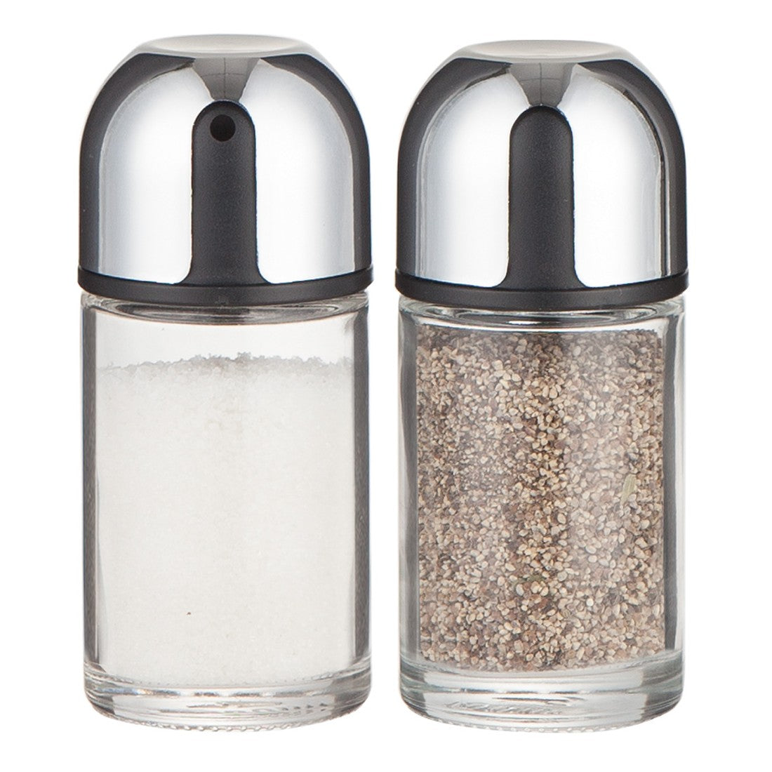 Комплект 2 съда за сол и черен пипер KingHoff 1644 11.2x5.8x12.7 см, Капацитет 100 грама