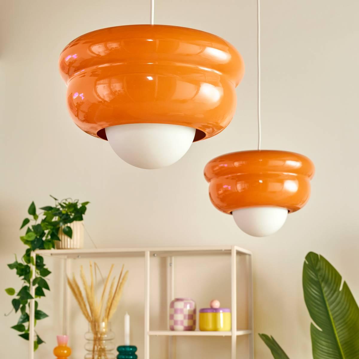 Patty orange hanging lamp D28cm