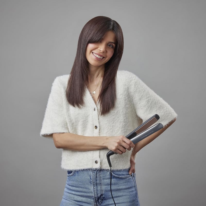 Преса за коса Remington Keratin Protect S8598, Керамично покритие, 230°C, Сив