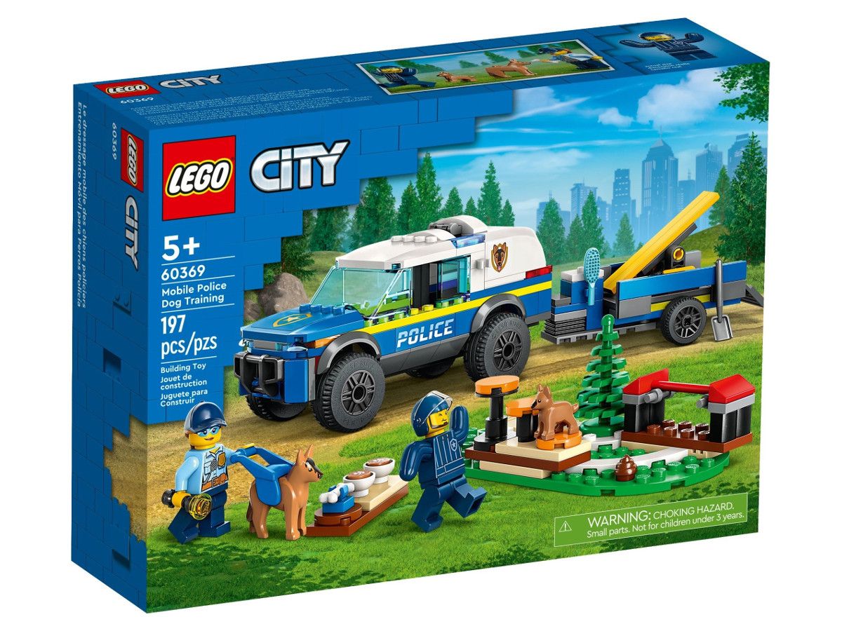 LEGO® City - Мобилна школа за полицейски кучета 60369, 197 части