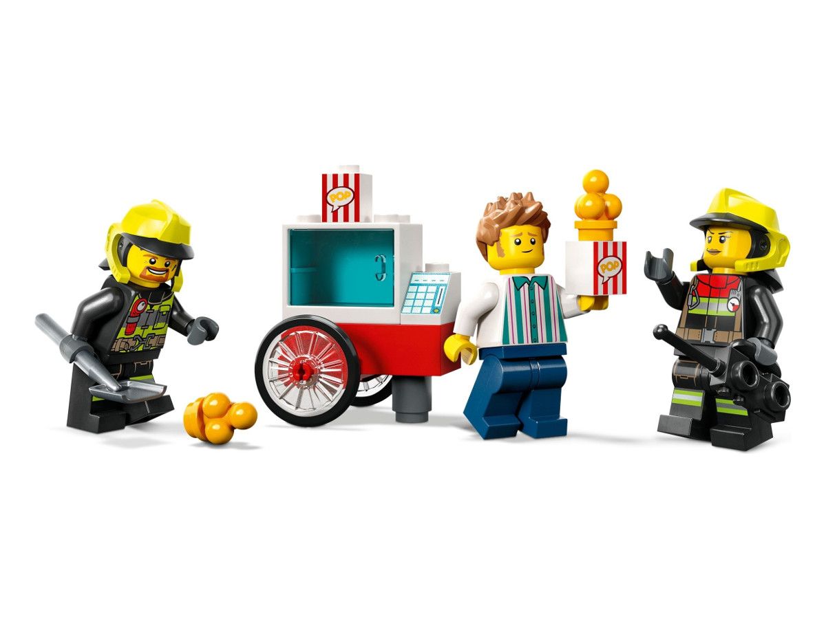 LEGO® City - Пожарна станция и пожарна кола 60375, 153 части