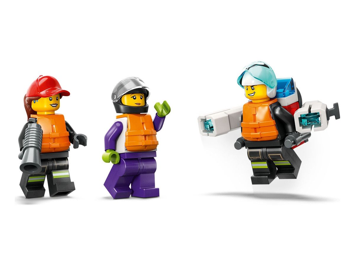 LEGO® City - Пожарна спасителна лодка 60373, 144 части