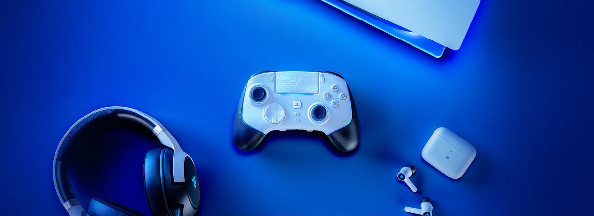Контролер Razer Wolverine V2 Pro, За PlayStation, Бял