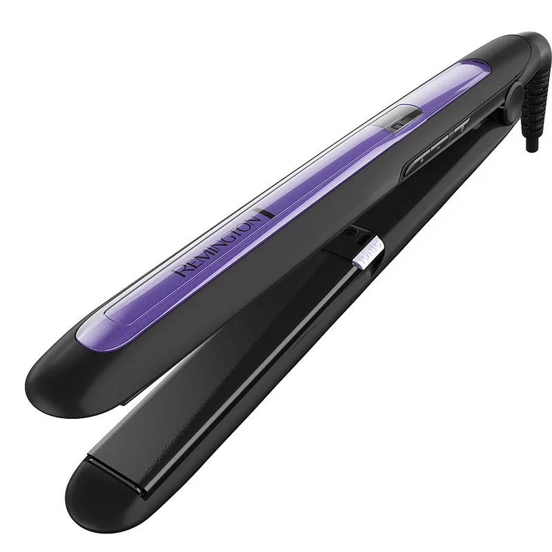 Преса за коса Remington S7710, 230 градуса, Йонизираща функция, Лилав