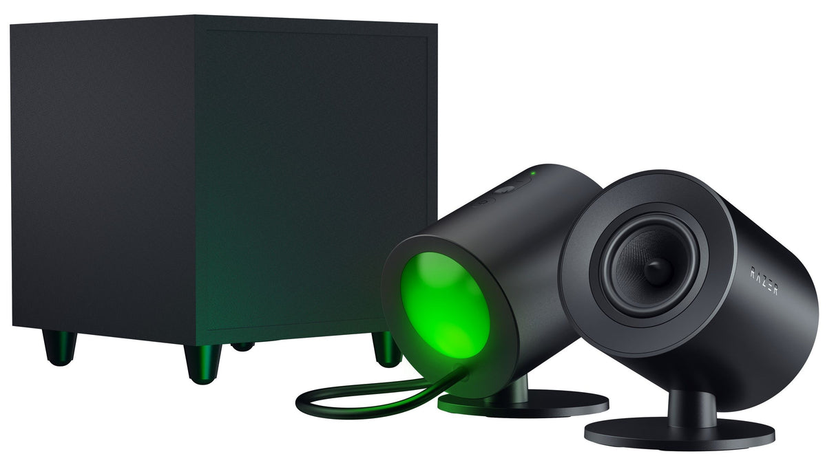 Тонколони Razer Nommo V2, Bluetooth/USB, Черен