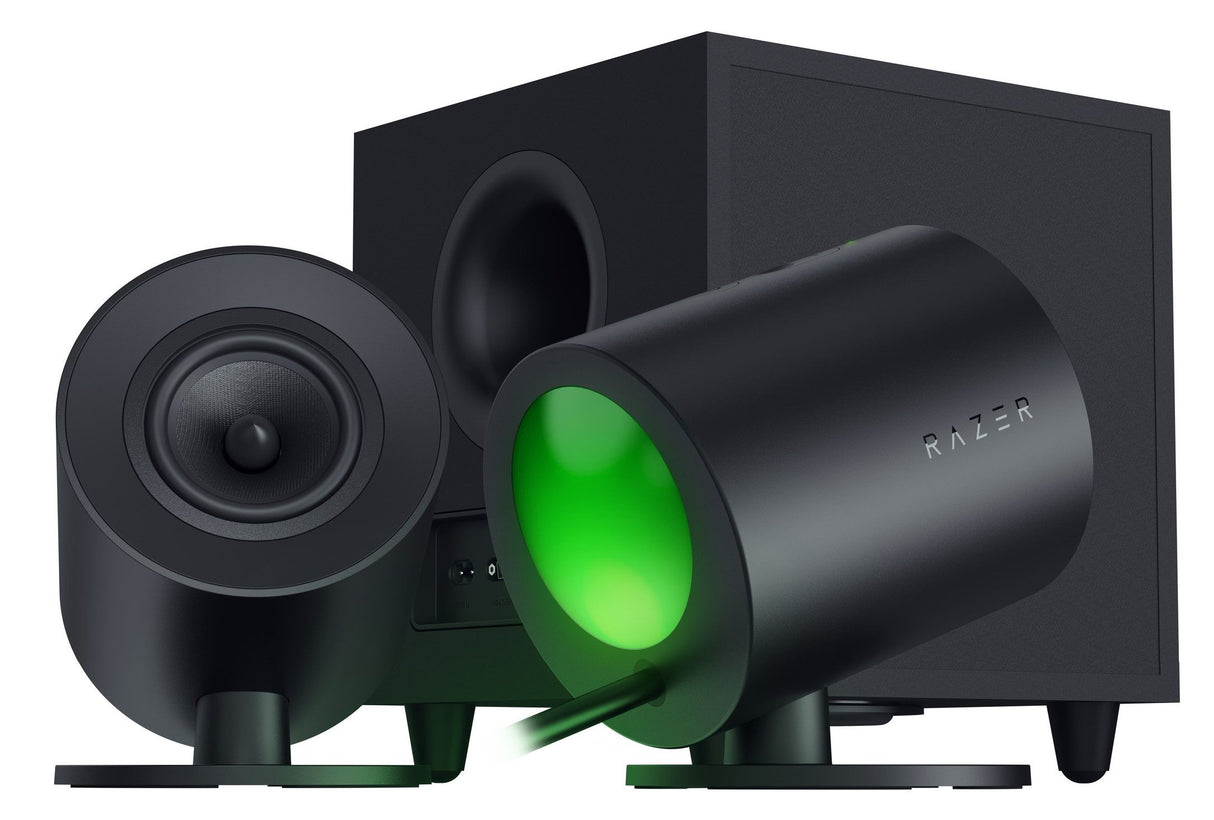 Тонколони Razer Nommo V2, Bluetooth/USB, Черен