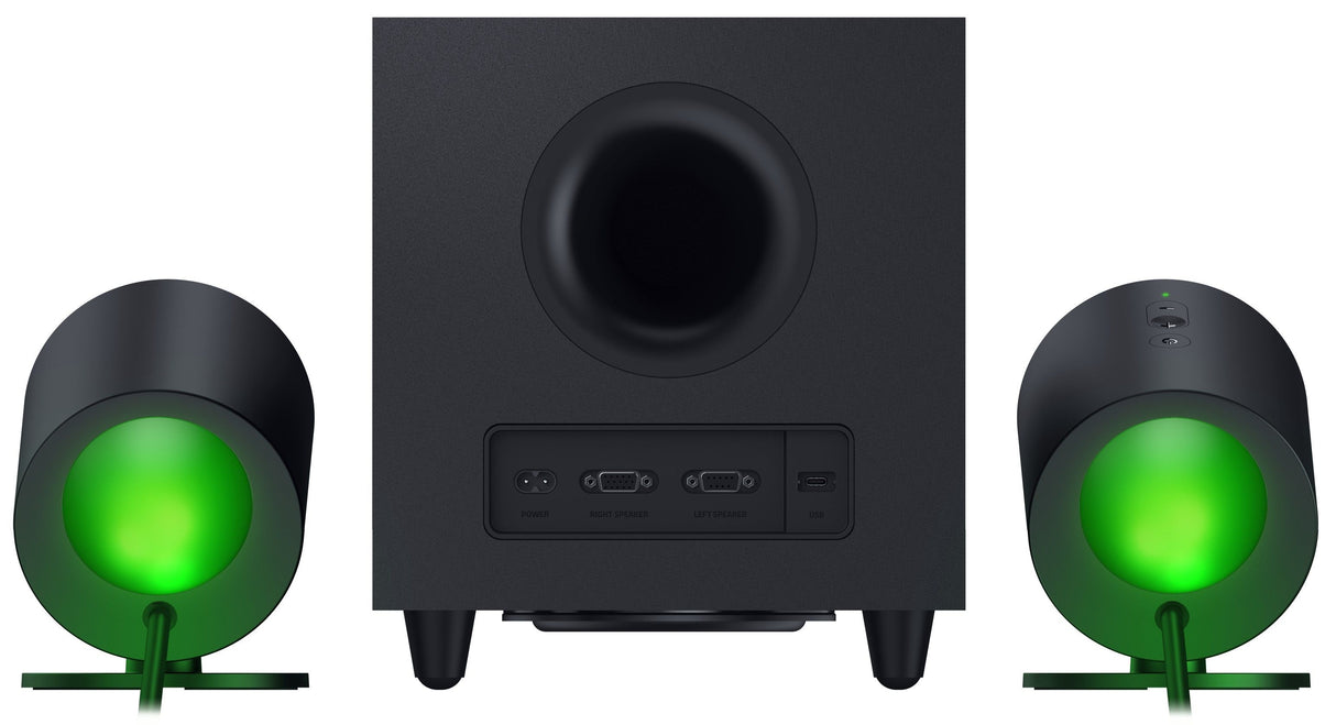 Тонколони Razer Nommo V2, Bluetooth/USB, Черен