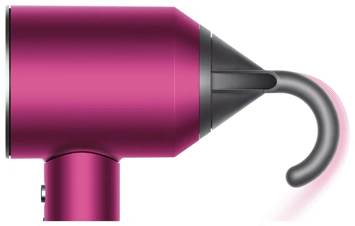 Сешоар Dyson Supersonic HD07 Iron/Fuchsia Edition, 1600W, Сив/Розов