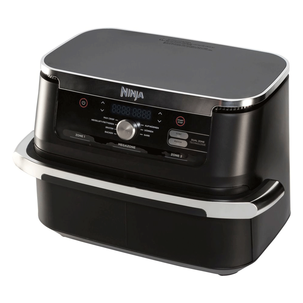Фритюрник с горещ въздух Ninja AF500DE Foodi FlexDrawer, 2470W, 10.4 л, 7 програми, Черен