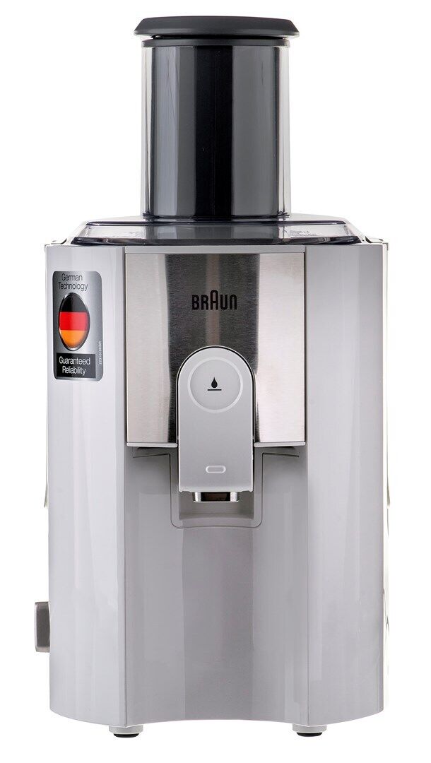 Сокоизстисквачка Braun J500WH, 900 W, Съд за сок 1.25 л, Съд за пулпа 2 л, 2 скорости, Бял