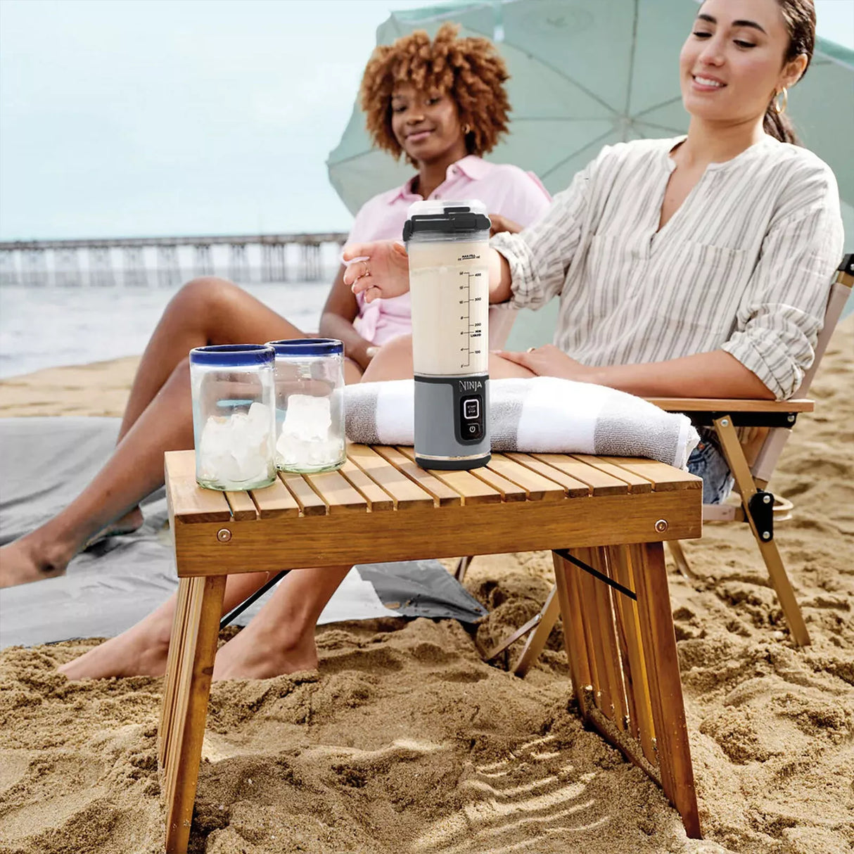 Блендер Ninja Blast BC151EUBKEU, Безжичен, 5 v, Литиево-йонна батерия, Черен