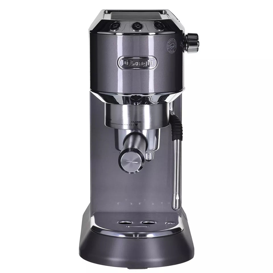 Кафемашина Delonghi Dedica Arte EC885.GY, 1 L, 1300 W, 15 бара, Металик