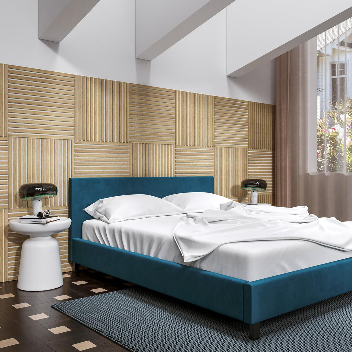 Акустичен декоративен стенен панел atmosphera Colva, MDF, 60x60 cm