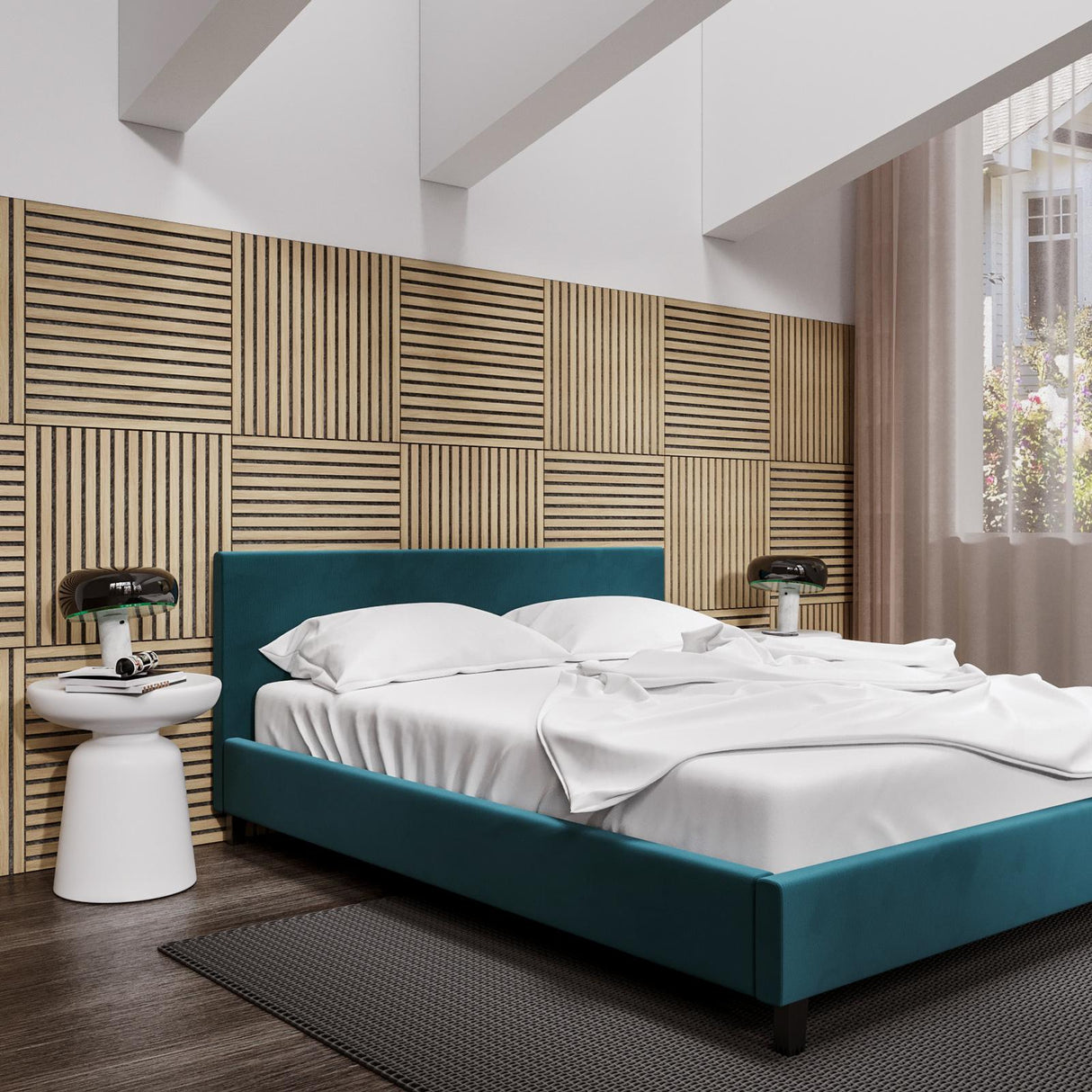 Акустичен декоративен стенен панел atmosphera Colva, MDF, 60x60 cm