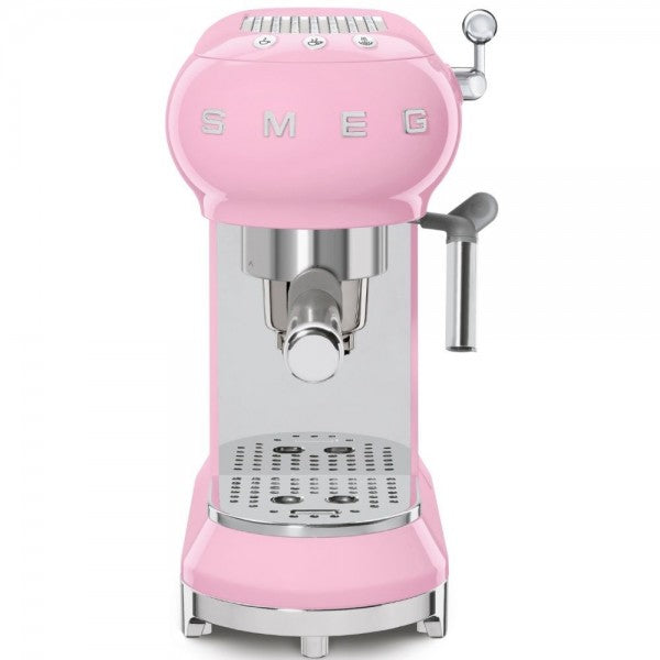 Кафемашина Smeg ECF01PKEU, 1350 W, 15 бара, Розов