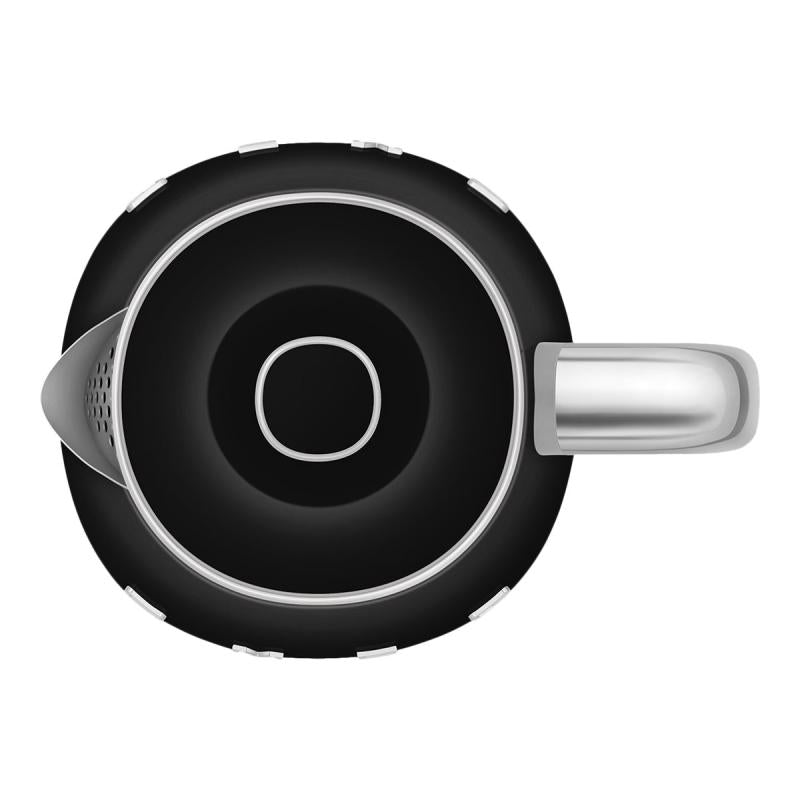 Мини електрическа кана SMEG KLF05BLEU, 50's Style, 1400 W, 800 мл, Черна