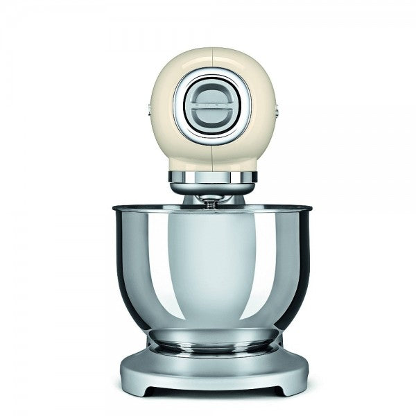 Миксер с купа Smeg SMF02CREU, 800W, 4,8 л, Кремав/Сребрист