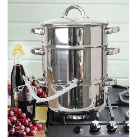 Соковарка KingHoff 3302, 8 литра, Индукция, Инокс