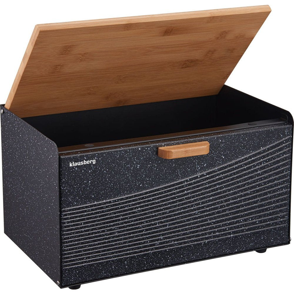 Кутия за хляб Klausberg, Двустранно отваряне, 36x24x21 cm