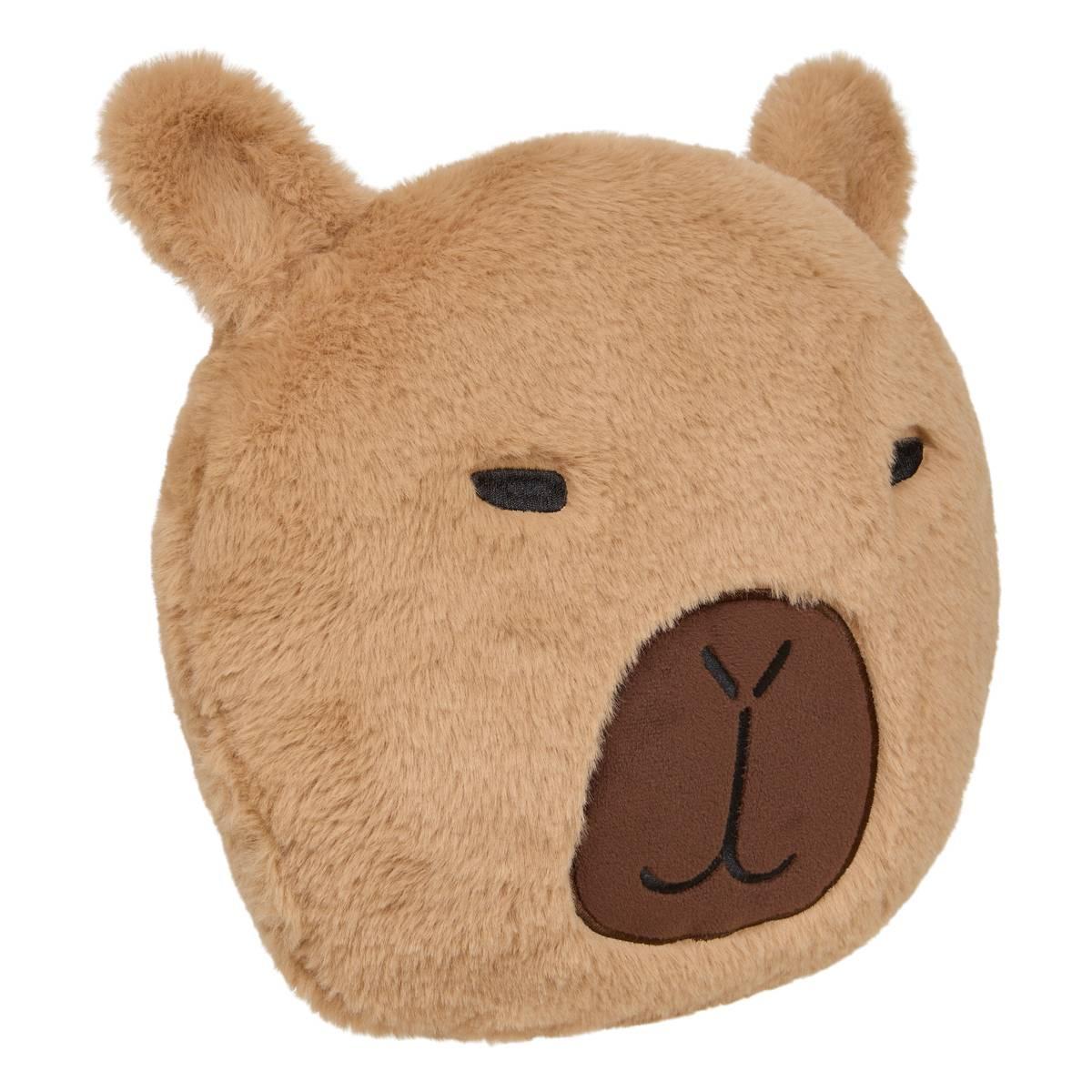 Декоративна възглавница atmosphera Capy, Полиестер, 30 cm, Кафява