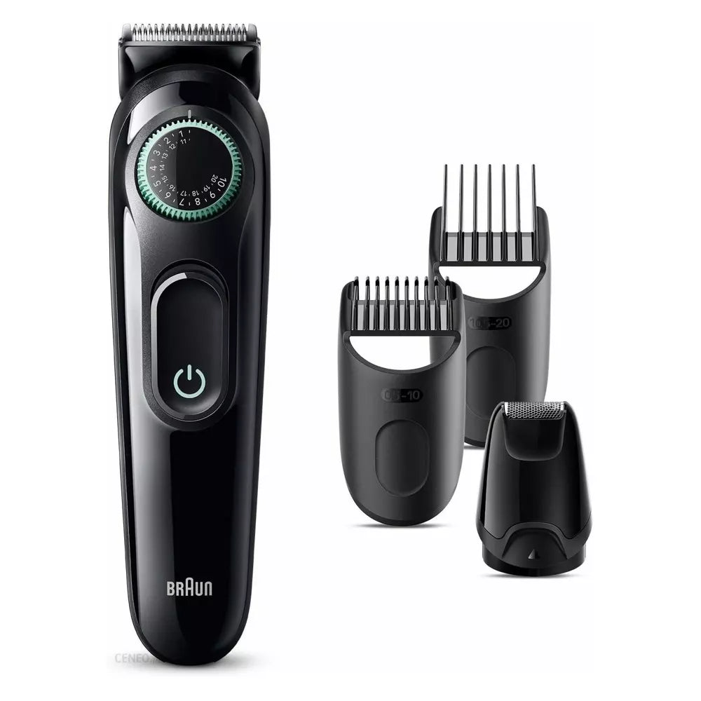 Тример за лице Braun Styler BT3421 Черен / Жизнено Зелен
