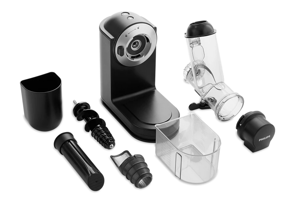 Сокоизстисквачка PHILIPS Viva Collection HR1889/70, 150W, Тръба XL, QuickClean, Черен