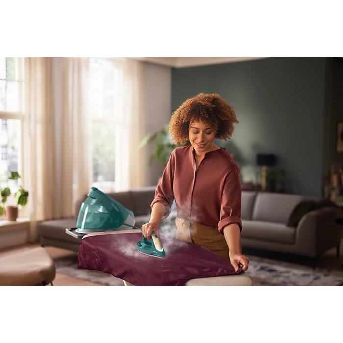 Парогенератор Philips PerfectCare 7000 PSG7140/70, 2100W, 8 бара, 120 гр/мин, OptimalTemp, Бял/Зелен