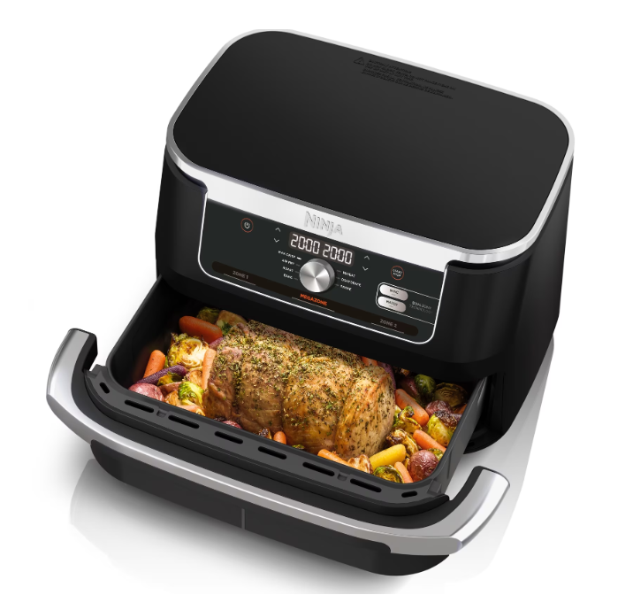 Фритюрник с горещ въздух Ninja AF500DE Foodi FlexDrawer, 2470W, 10.4 л, 7 програми, Черен