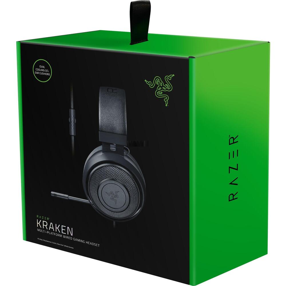 Гейминг слушалки Razer Kraken 2019, Черен