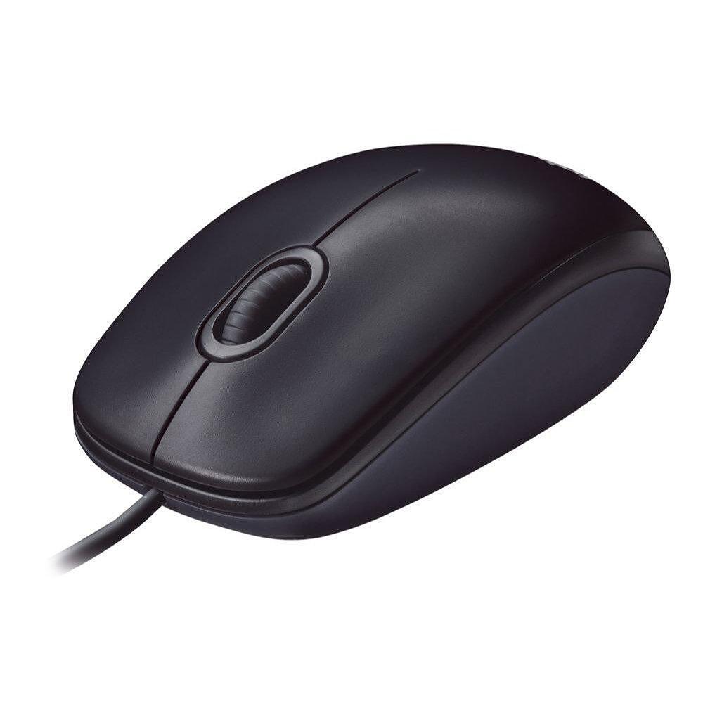 Оптична мишка Logitech M90, USB, Черен