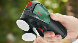 Cordless tool Bosch Easy Curv Sander for grinding and polishing, with battery