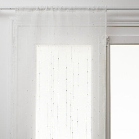 Set of 2 Anissa sheer curtains 60 x 90 cm white