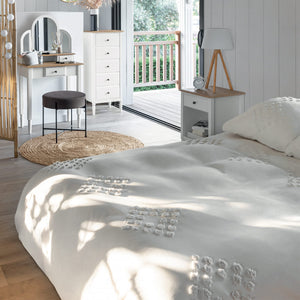 Спален комплект atmosphera Ivory, Релефен памук